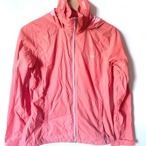 Columbia peach windbreaker jacket, Size S